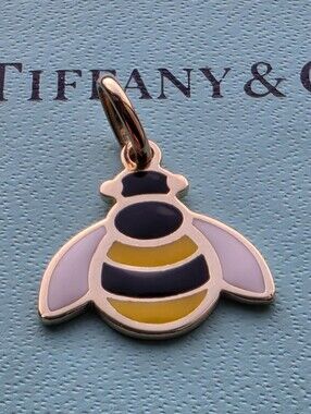 Tiffany & Co. 18k Gold Enamel Bumble Bee Charm